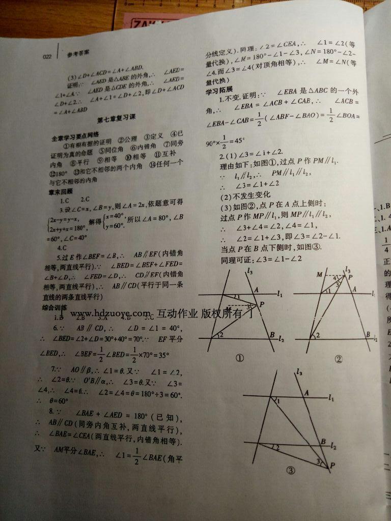 2016年基础训练八年级数学上册北师大版大象出版社 第42页