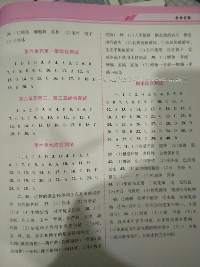 2016年自主與互動(dòng)學(xué)習(xí)新課程學(xué)習(xí)輔導(dǎo)八年級(jí)生物學(xué)上冊(cè)人教版 第5頁(yè)