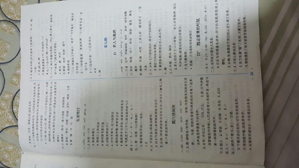 2016年人教金學(xué)典同步解析與測評學(xué)考練六年級語文上冊人教版 第17頁