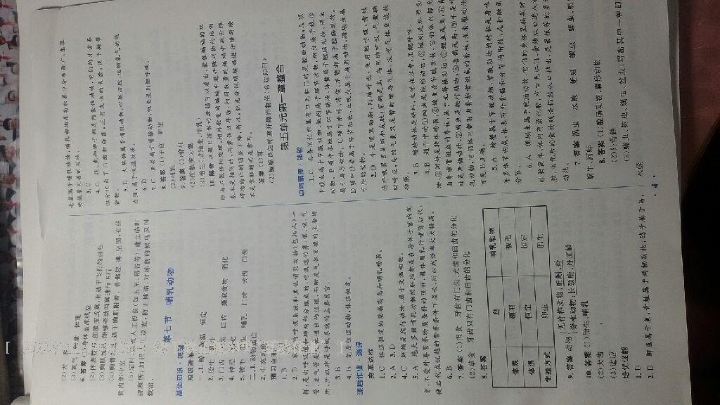 2016年人教金学典同步解析与测评学考练八年级生物学上册人教版 第26页