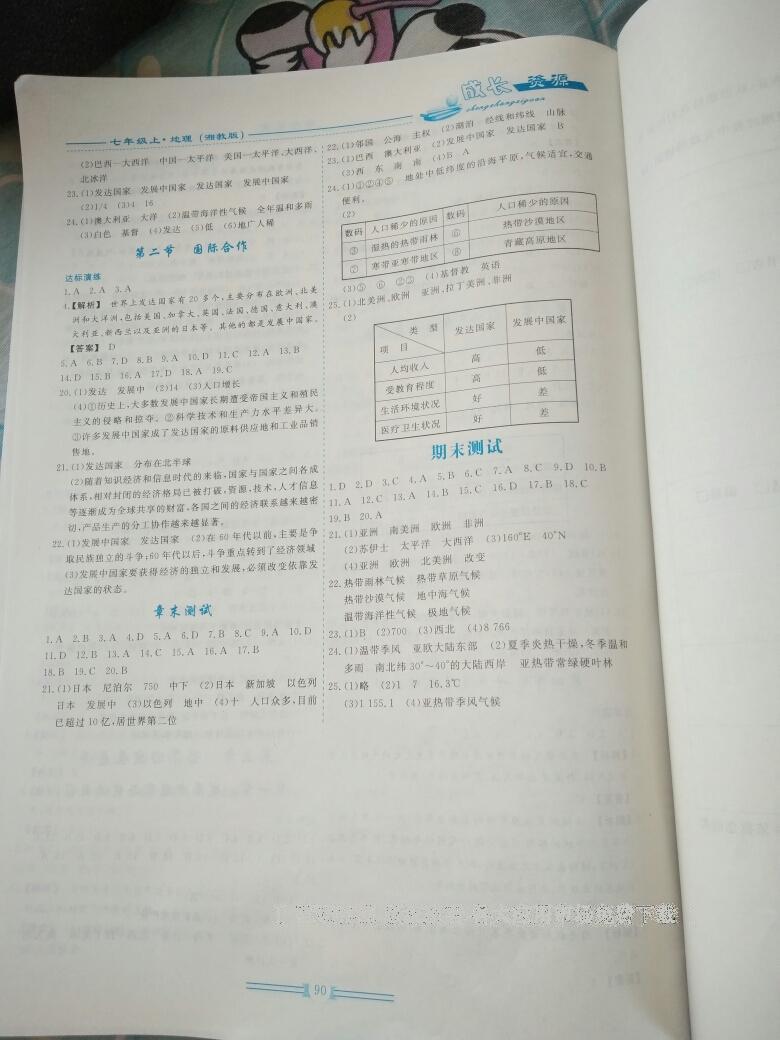 2016年新課程成長資源七年級地理上冊湘教版 第8頁