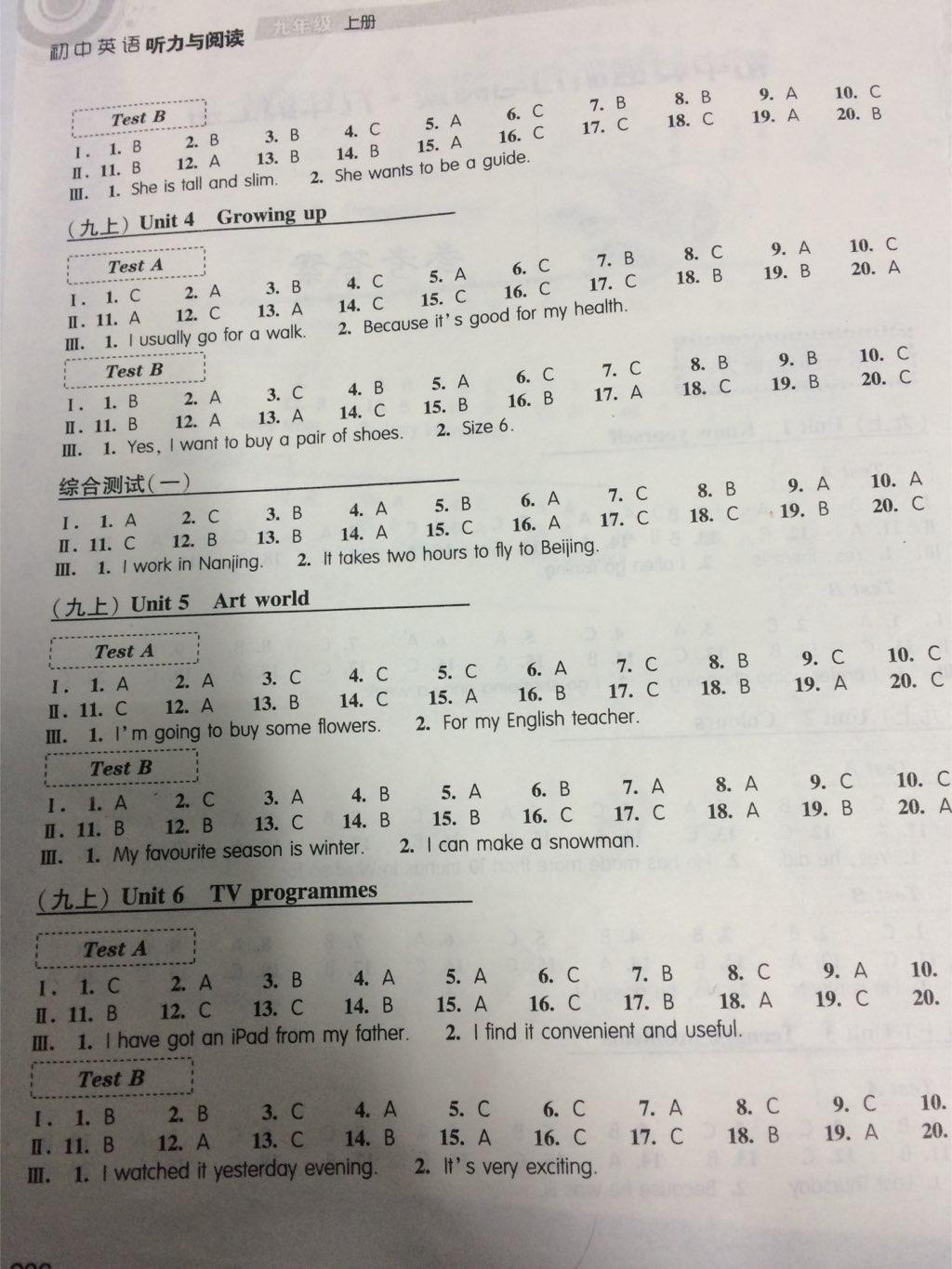 2016年聽讀教室初中英語聽力與閱讀九年級上冊 第2頁