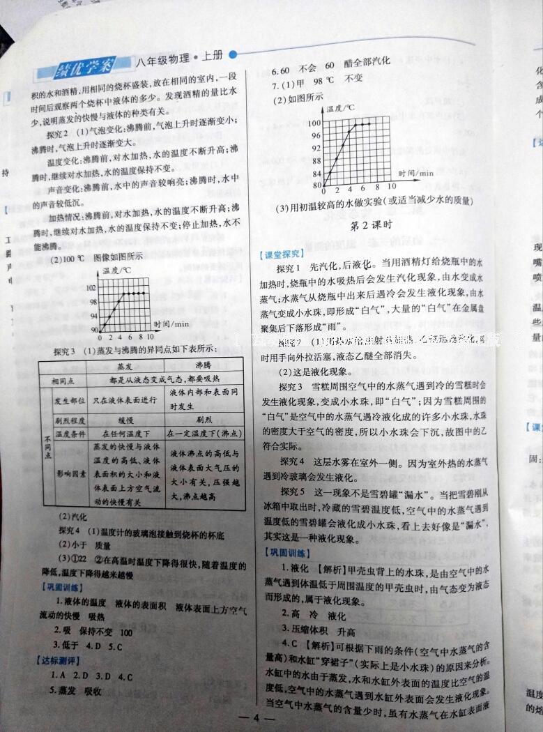 2016年績(jī)優(yōu)學(xué)案八年級(jí)物理上冊(cè)蘇科版 第4頁(yè)