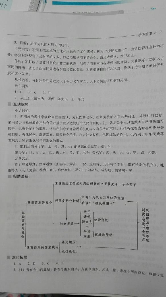 2016年新課程問(wèn)題解決導(dǎo)學(xué)方案七年級(jí)中國(guó)歷史上冊(cè)北師大版 第6頁(yè)