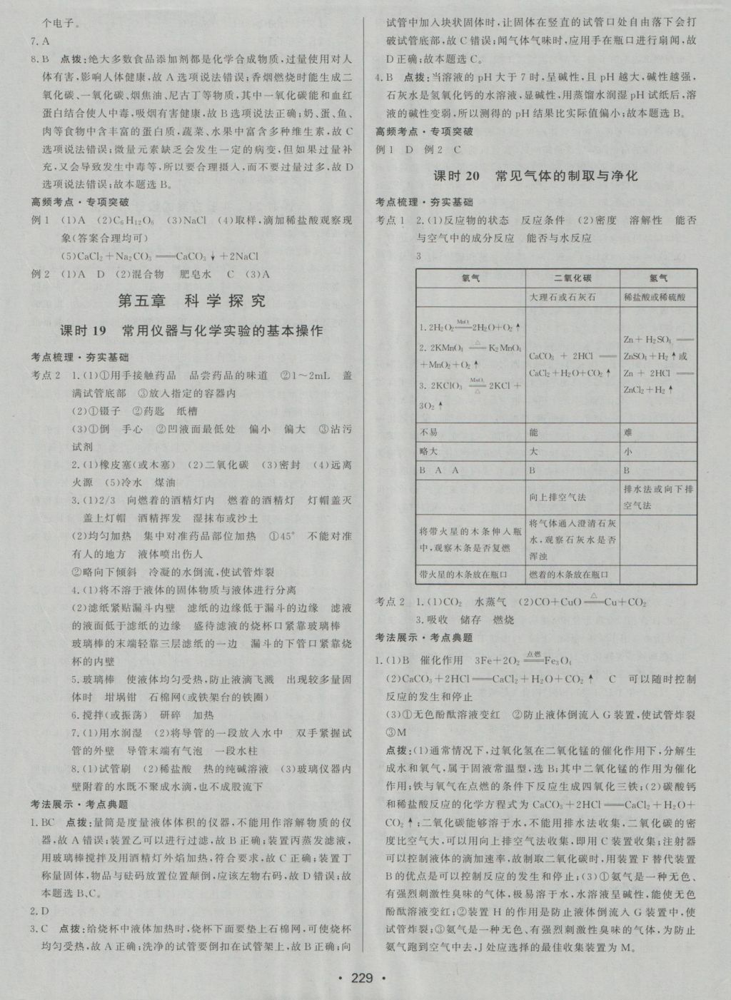 2017年啟東中學(xué)中考總復(fù)習(xí)化學(xué) 參考答案第13頁(yè)