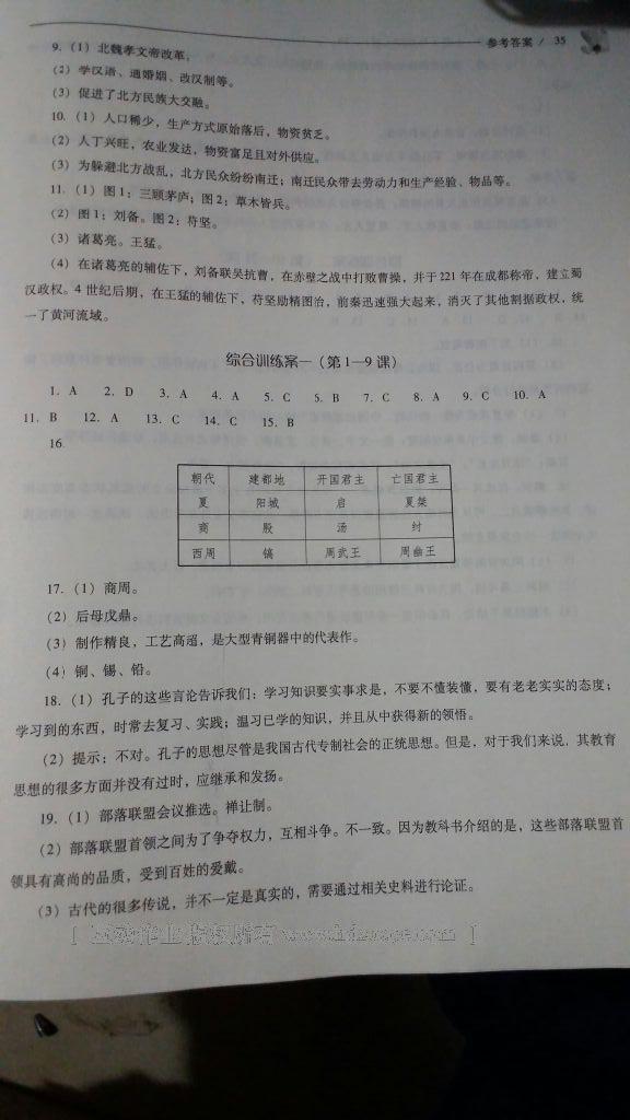 2016年新課程問題解決導(dǎo)學(xué)方案七年級中國歷史上冊華東師大版 第22頁