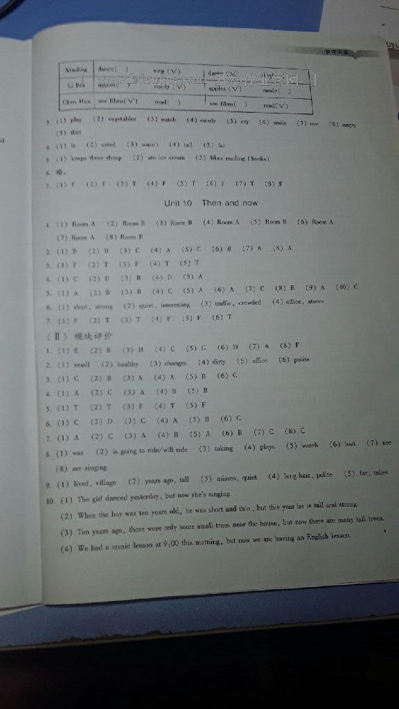 2016年陽(yáng)光學(xué)業(yè)評(píng)價(jià)六年級(jí)英語(yǔ)上冊(cè)教科版 第15頁(yè)