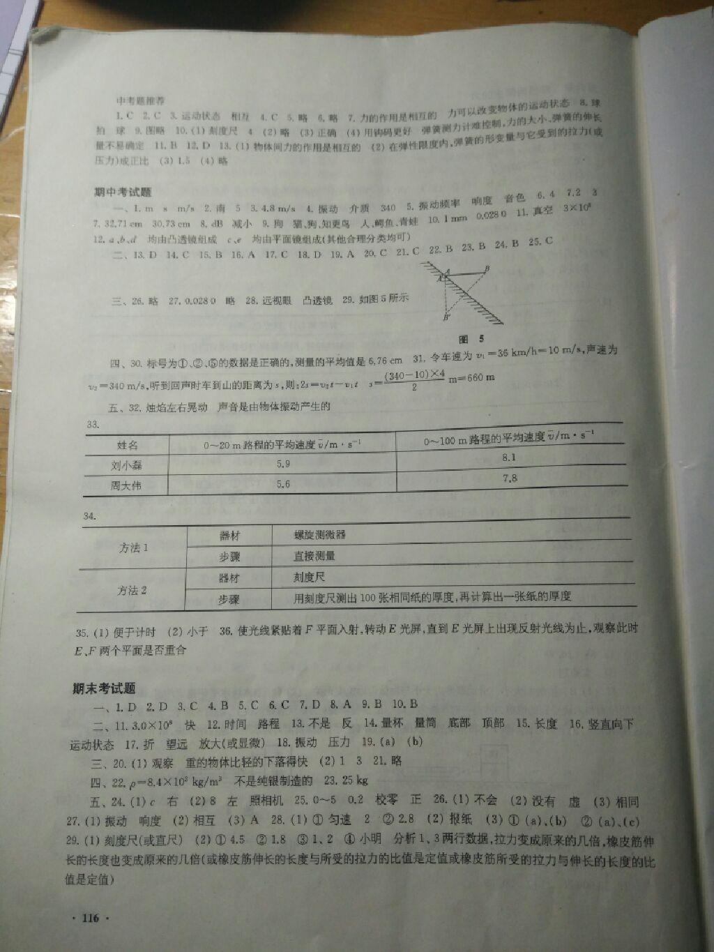 2016年學(xué)生用書八年級(jí)物理上冊(cè)供安徽省用 第14頁