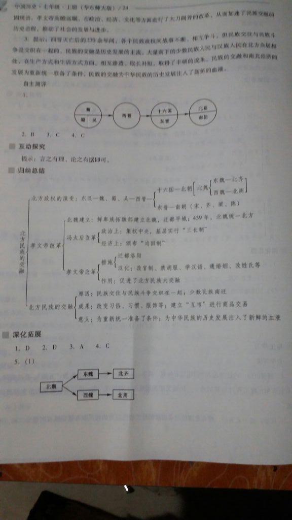 2016年新課程問題解決導學方案七年級中國歷史上冊華東師大版 第12頁