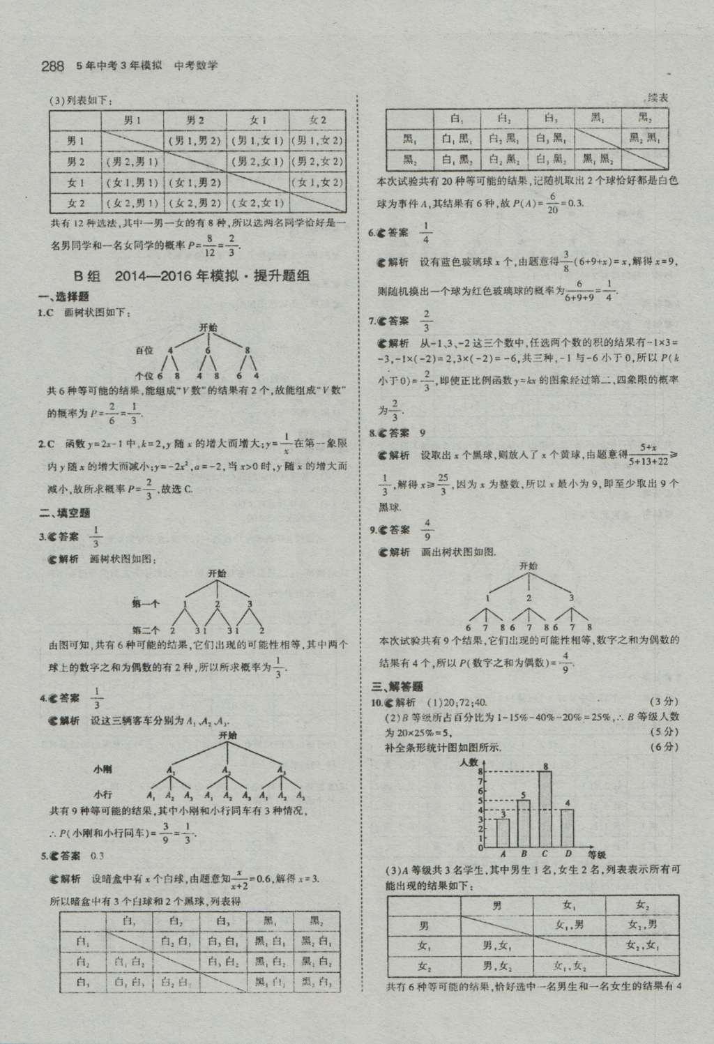 2017年5年中考3年模擬中考數(shù)學(xué)河南專用 參考答案第90頁(yè)