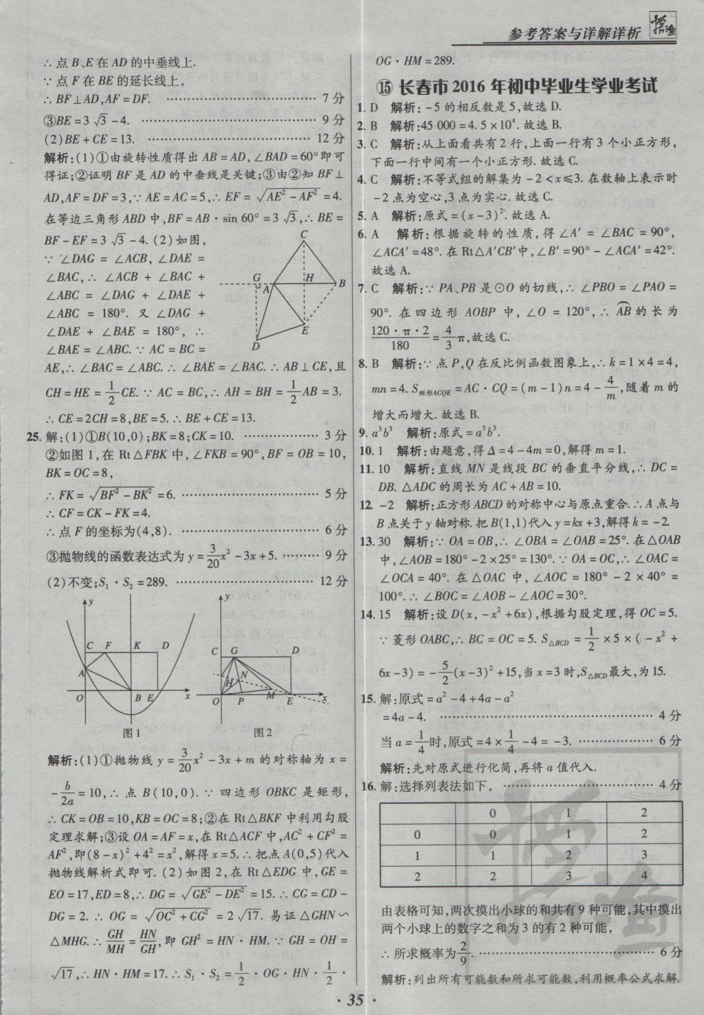 2017年授之以漁全國各省市中考試題精選數(shù)學(xué) 參考答案第35頁