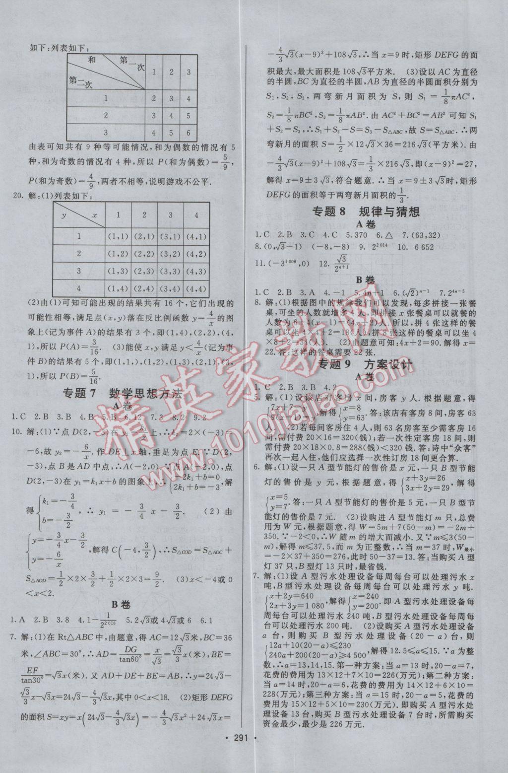 2017年升學(xué)錦囊數(shù)學(xué)北師大版 參考答案第37頁