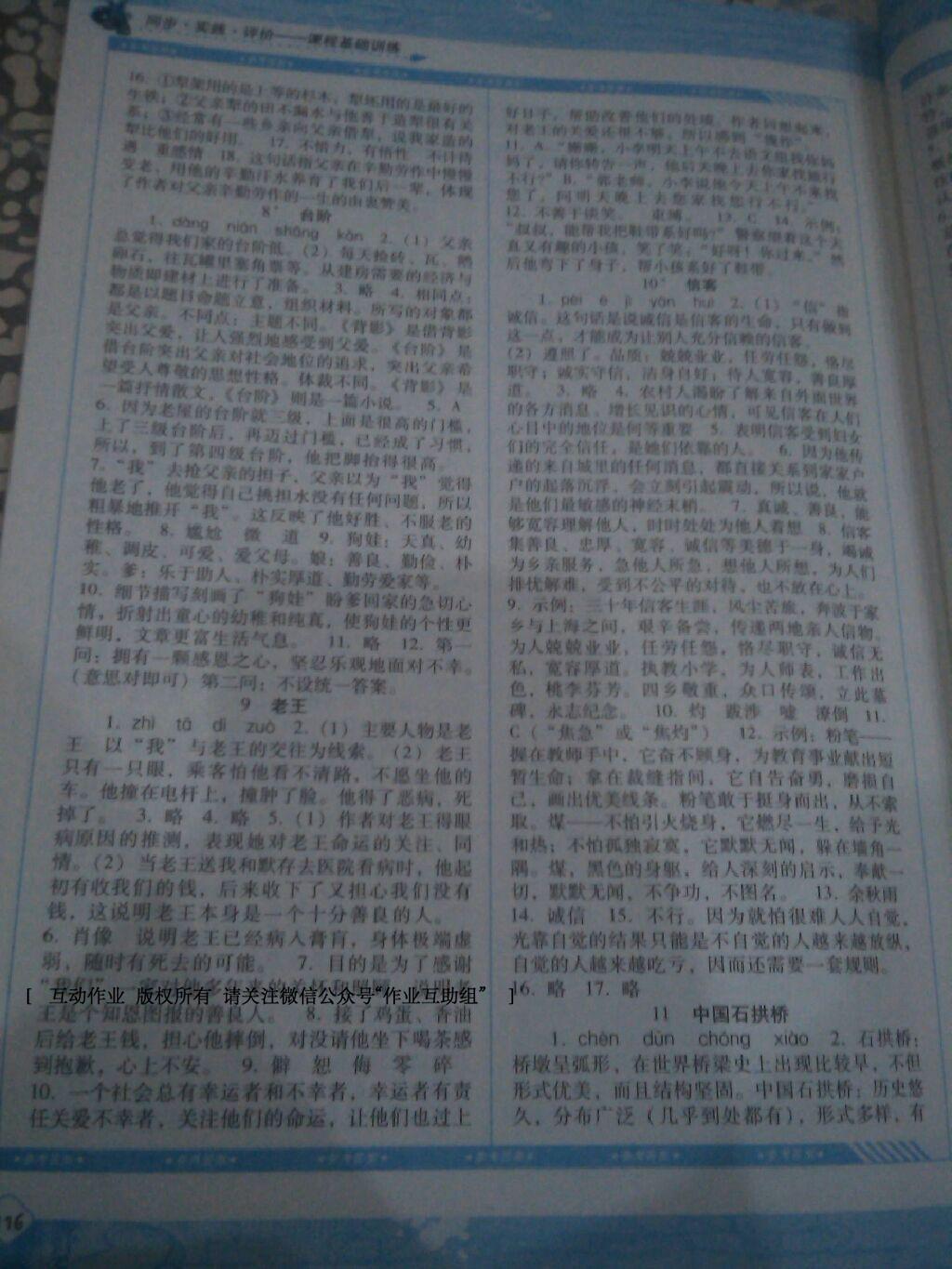 2016年課程基礎(chǔ)訓(xùn)練八年級語文上冊湖南少年兒童出版社 第3頁