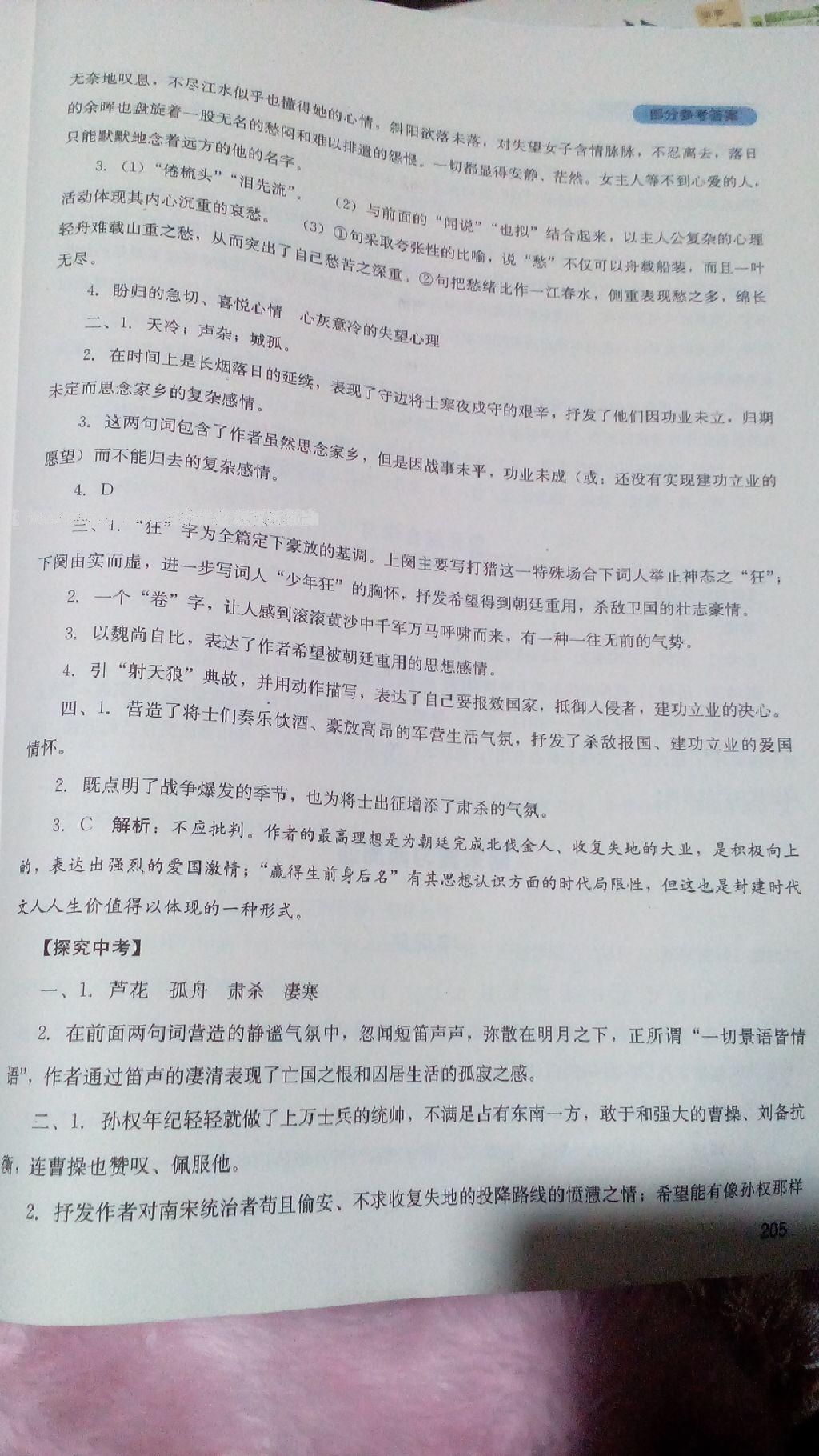 2016年新課程實(shí)踐與探究叢書(shū)九年級(jí)語(yǔ)文上冊(cè)人教版 第39頁(yè)