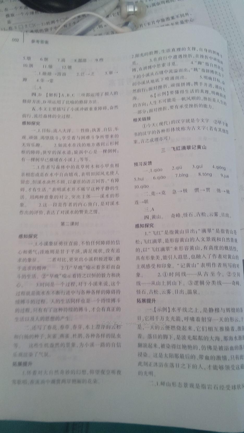 2016年基礎(chǔ)訓(xùn)練九年級(jí)語(yǔ)文全一冊(cè)蘇教版大象出版社 第17頁(yè)