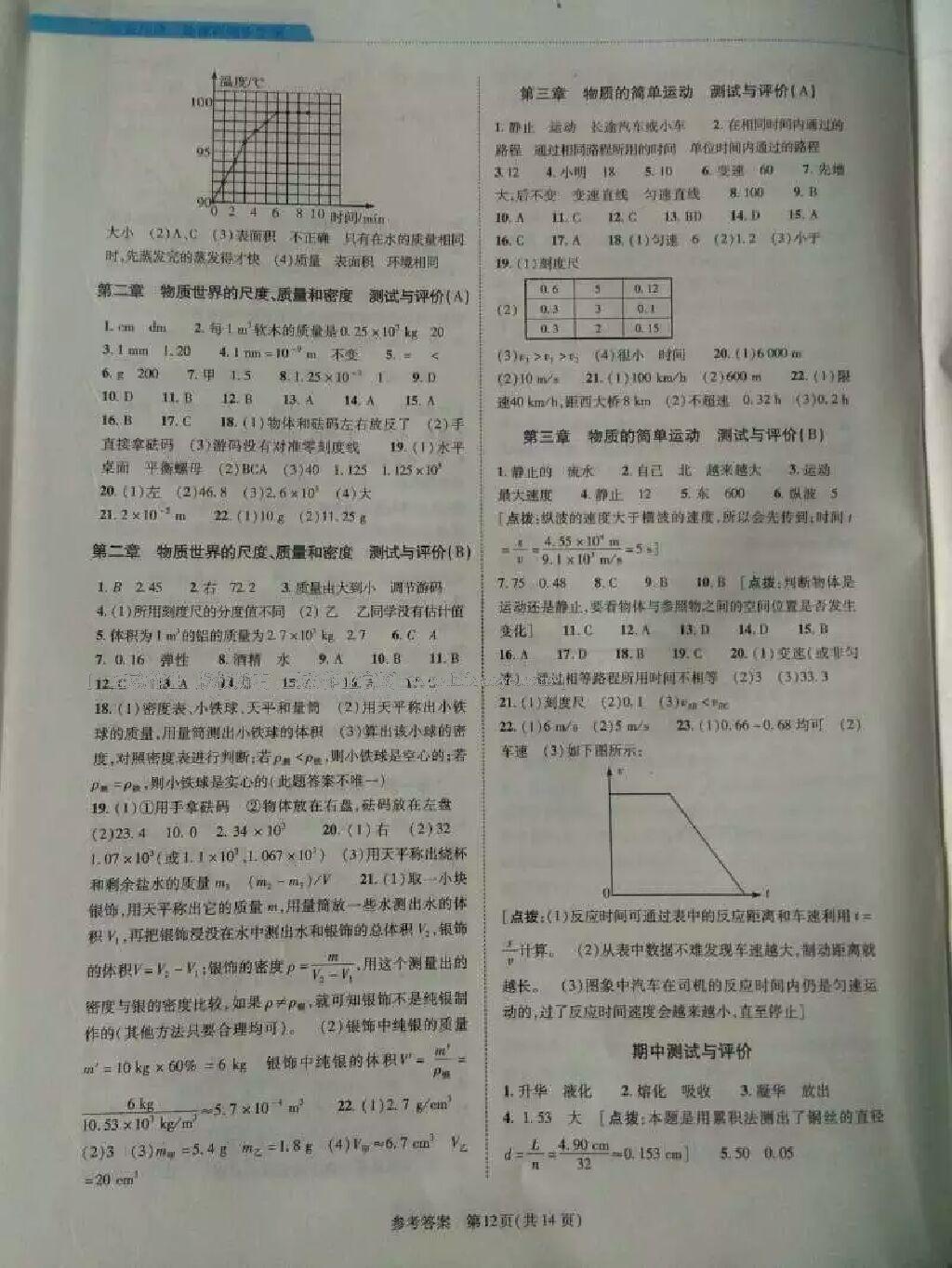 2016年新課程同步學(xué)案八年級(jí)物理上冊(cè)北師大版 第29頁