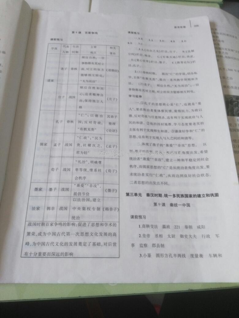 2016年基礎(chǔ)訓(xùn)練七年級歷史上冊人教版僅限河南省內(nèi)使用大象出版社 第20頁