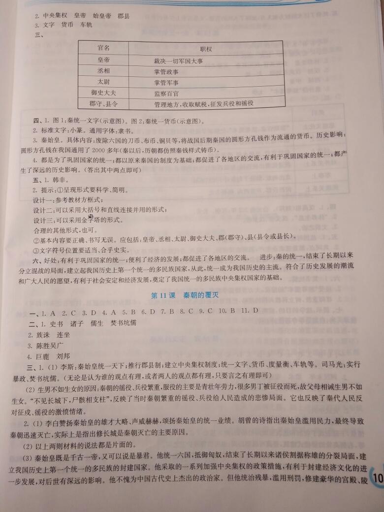 2016年新課程學習指導七年級中國歷史上冊華師大版 第31頁