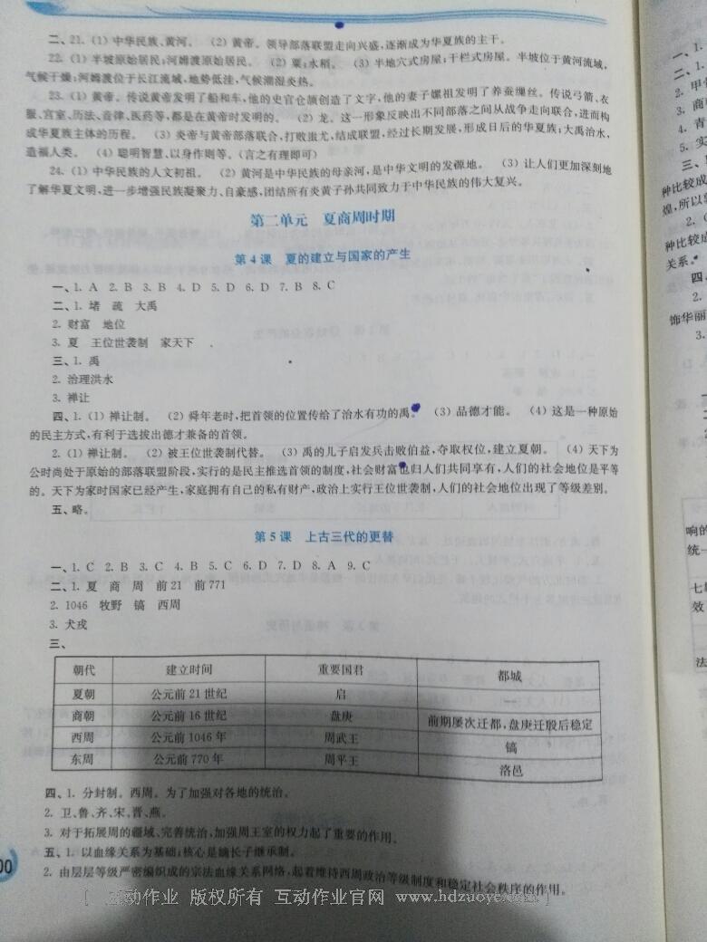 2016年新課程學(xué)習(xí)指導(dǎo)七年級中國歷史上冊華師大版 第40頁