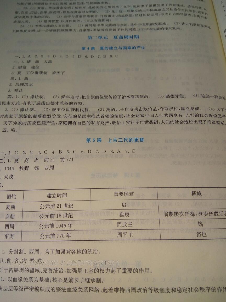 2016年新課程學(xué)習(xí)指導(dǎo)七年級(jí)中國(guó)歷史上冊(cè)華師大版 第38頁(yè)