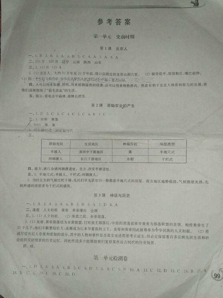 2016年新課程學習指導七年級中國歷史上冊華師大版 第51頁