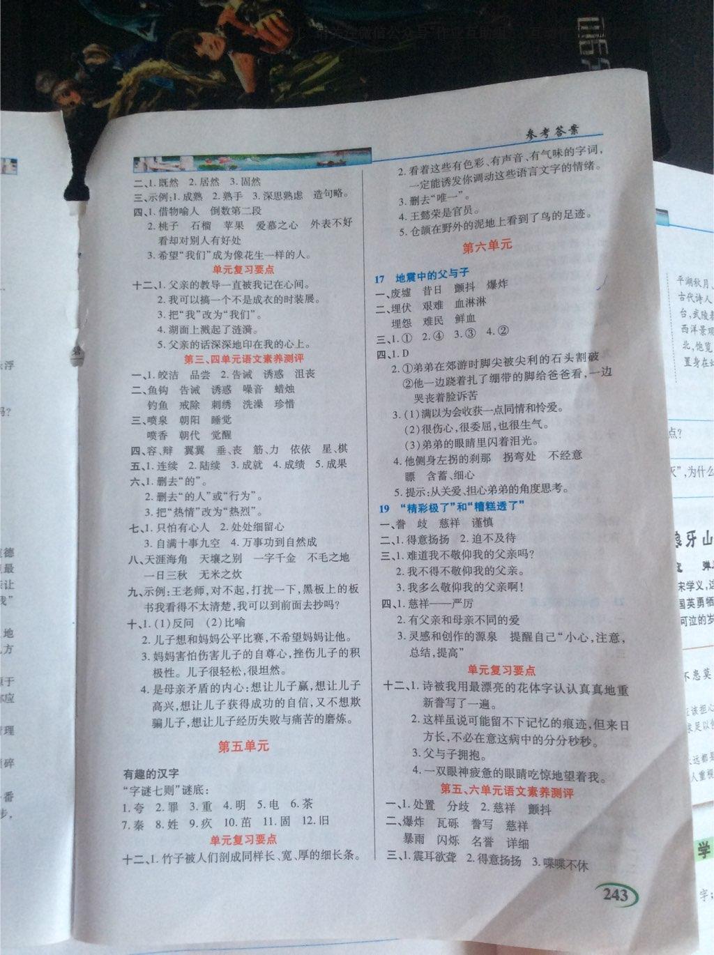 2016年新世紀(jì)英才英才教程五年級(jí)語(yǔ)文上冊(cè)人教版 第18頁(yè)