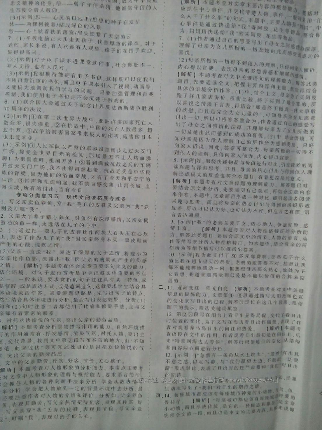 2016年王朝霞考點(diǎn)梳理時(shí)習(xí)卷八年級(jí)語(yǔ)文上冊(cè)北師大版 第10頁(yè)