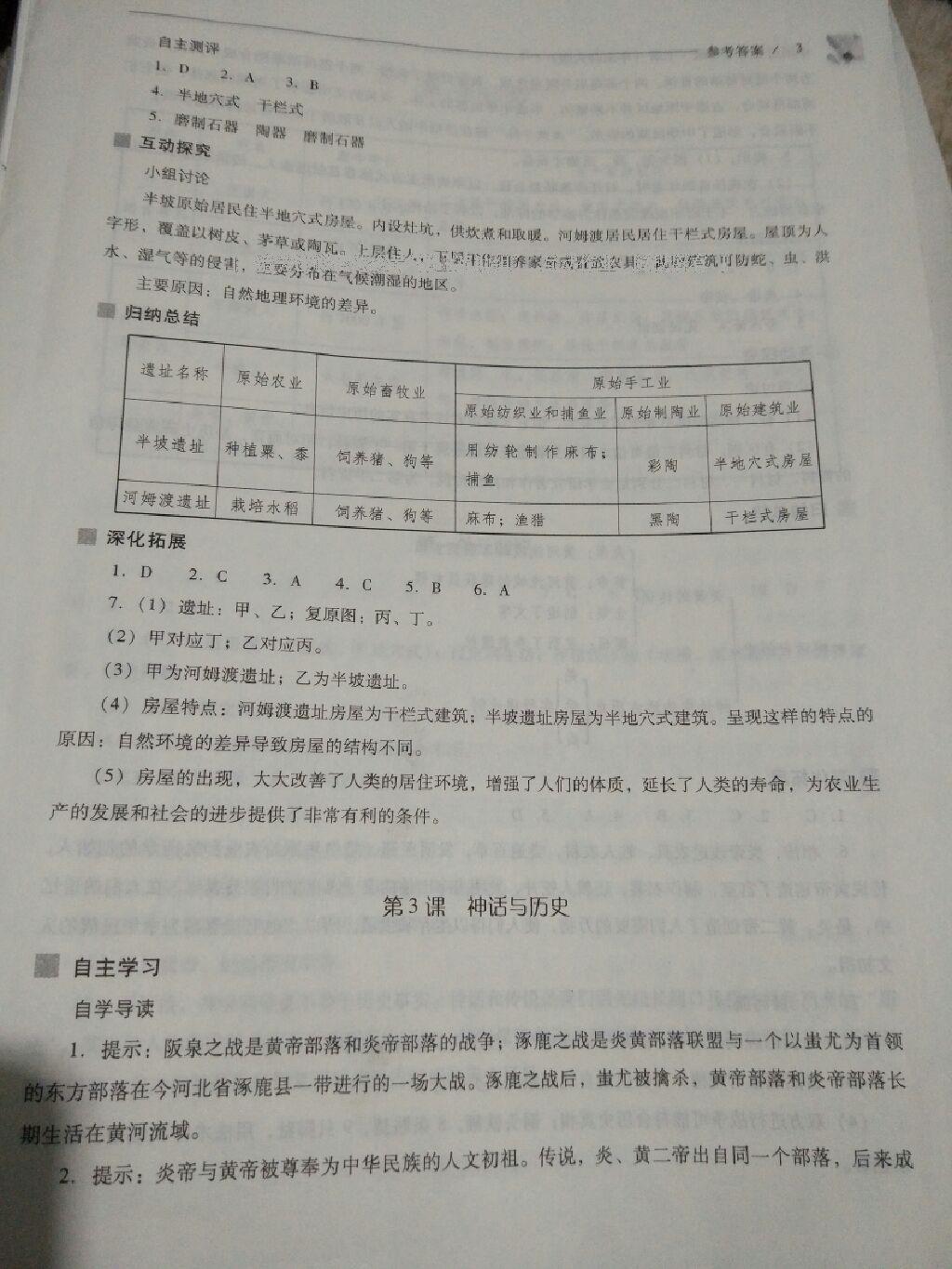 2016年新课程问题解决导学方案七年级中国历史上册华东师大版 第32页