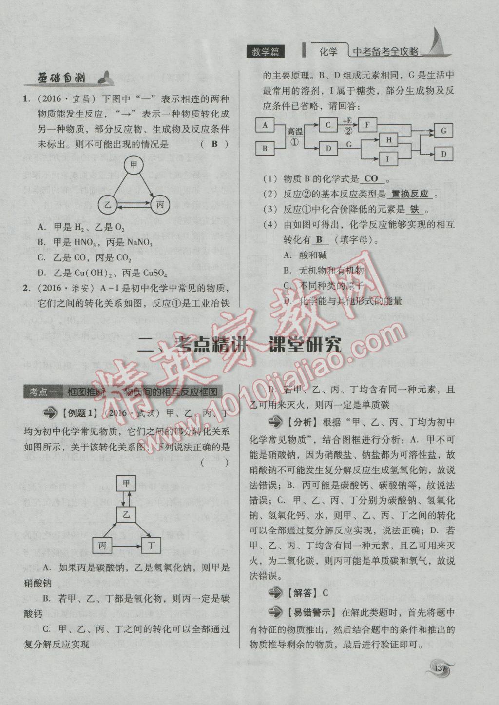 2017年中考備考全攻略化學 專題21-32第137頁
