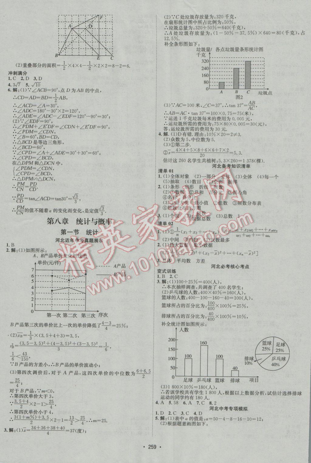 2017年中考專題講練數(shù)學(xué)河北專版 參考答案第19頁