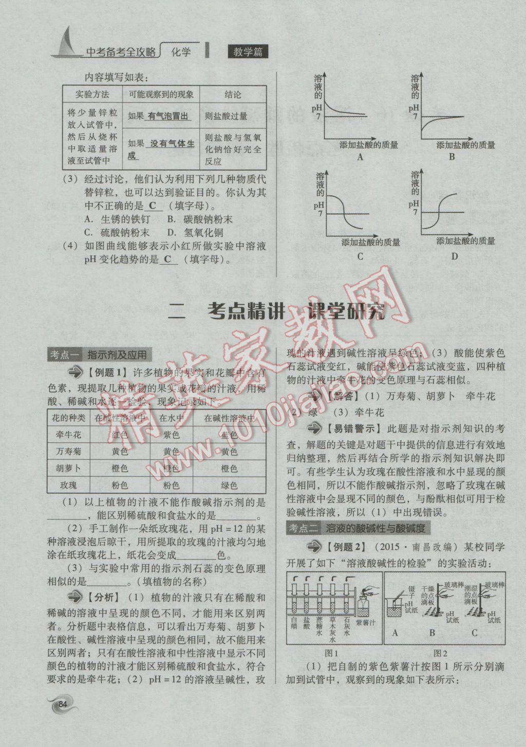 2017年中考備考全攻略化學(xué) 專題11-20第84頁