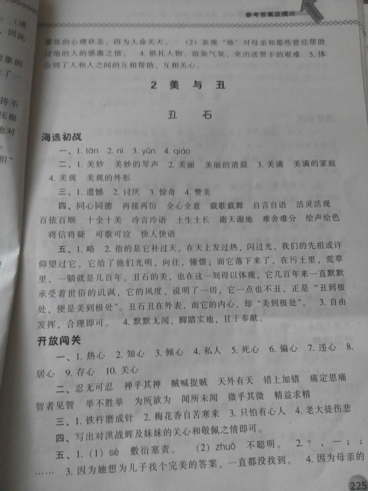 2015年尖子生題庫(kù)六年級(jí)語(yǔ)文上冊(cè)人教版 第39頁(yè)