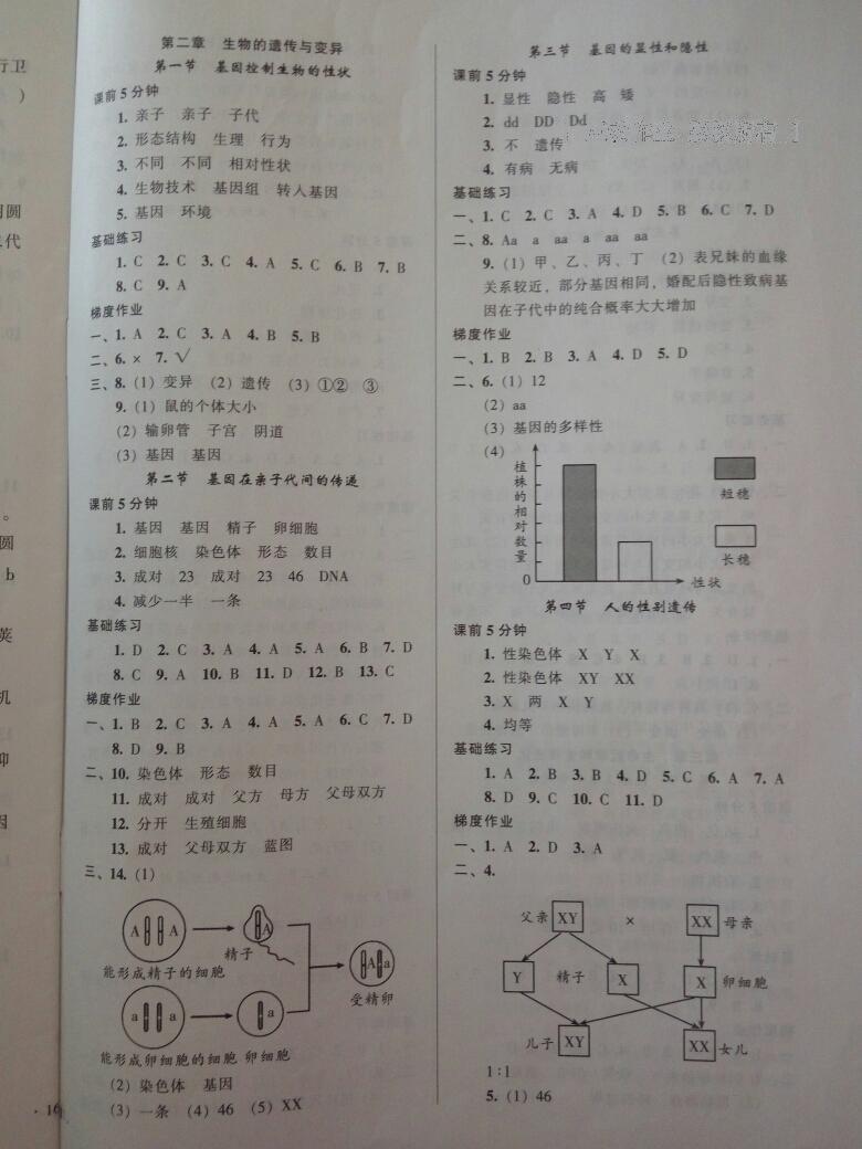 2016年初中同步学习导与练导学探究案八年级地理下册中图版 第10页