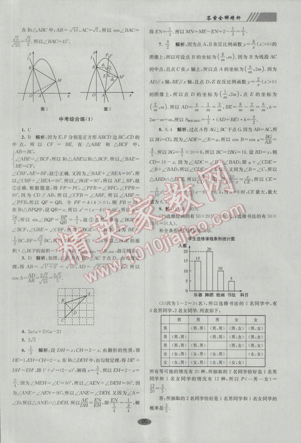 2017年初中數(shù)學(xué)小題狂做九年級(jí)下冊(cè)蘇科版巔峰版 參考答案第29頁