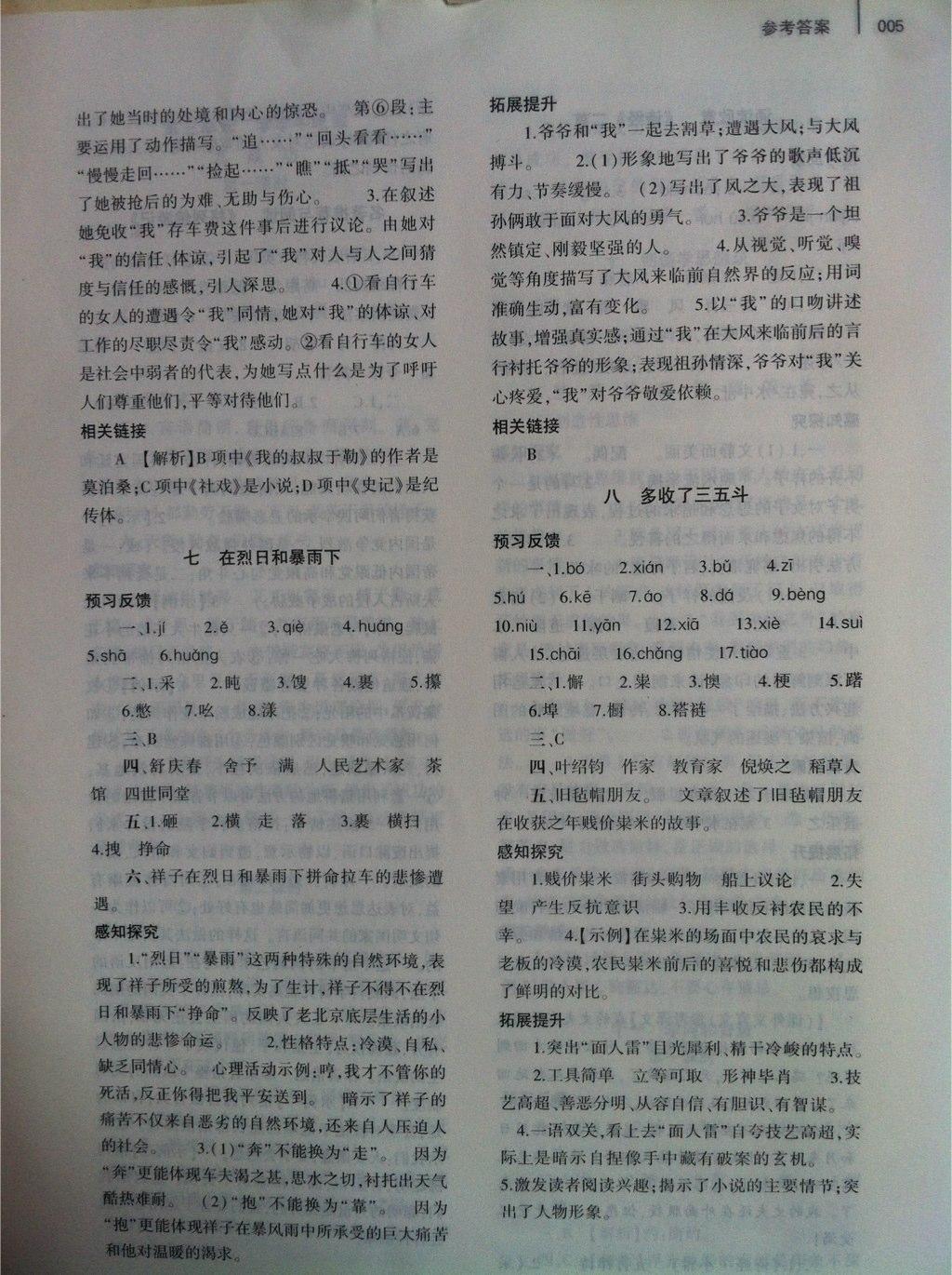 2016年基礎(chǔ)訓(xùn)練九年級(jí)語文全一冊(cè)蘇教版大象出版社 第25頁