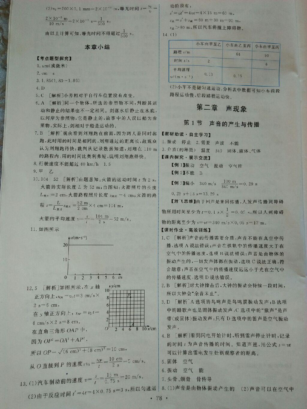 2016年能力培養(yǎng)與測試八年級物理上冊人教版 第19頁