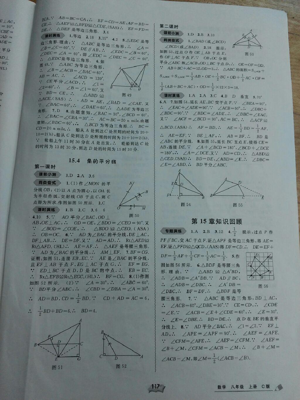 2016年新课程学习与测评同步学习八年级数学上册C版 第11页