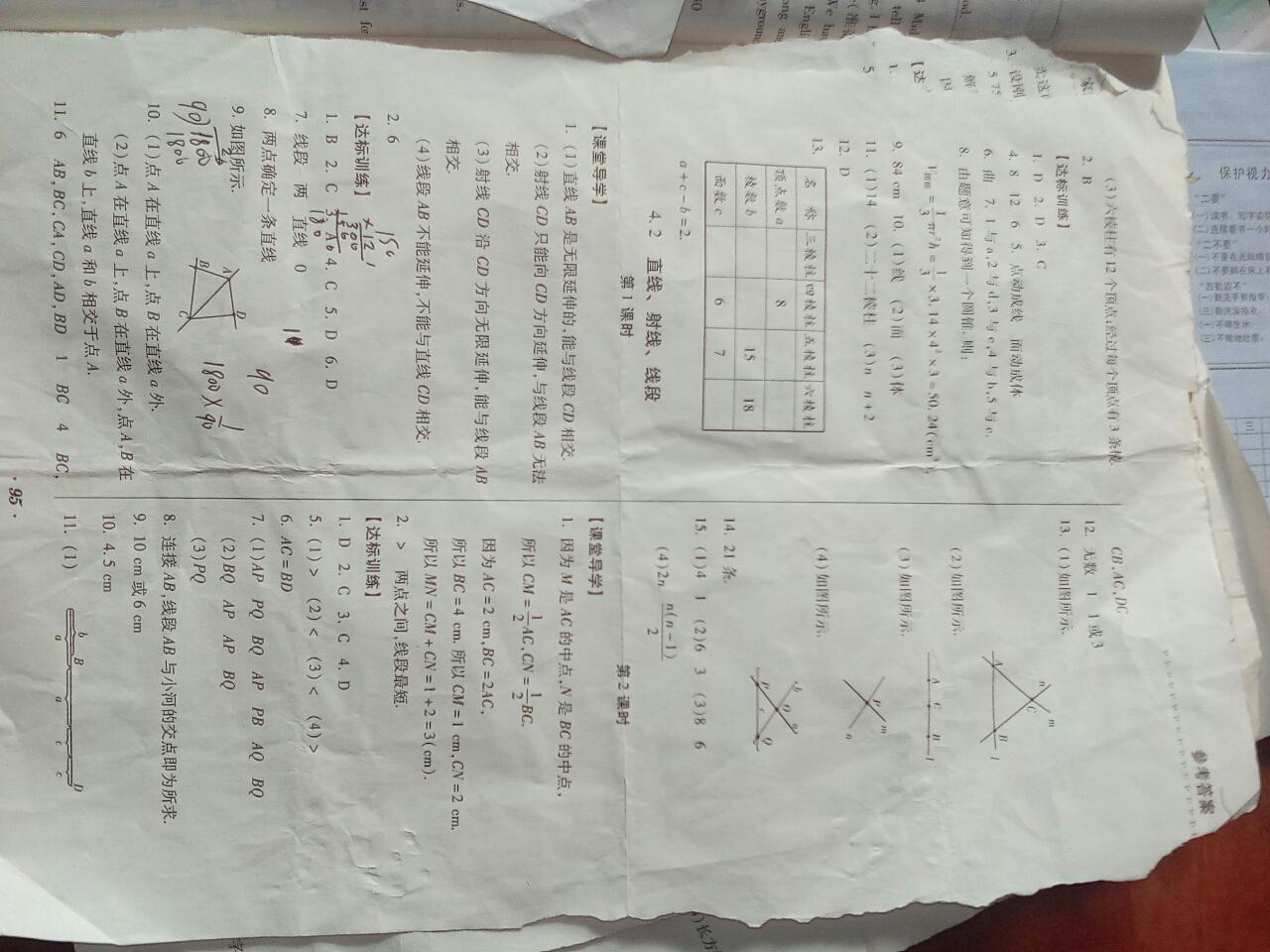 2016年家庭作业七年级数学上册人教版贵州科技出版社 第6页