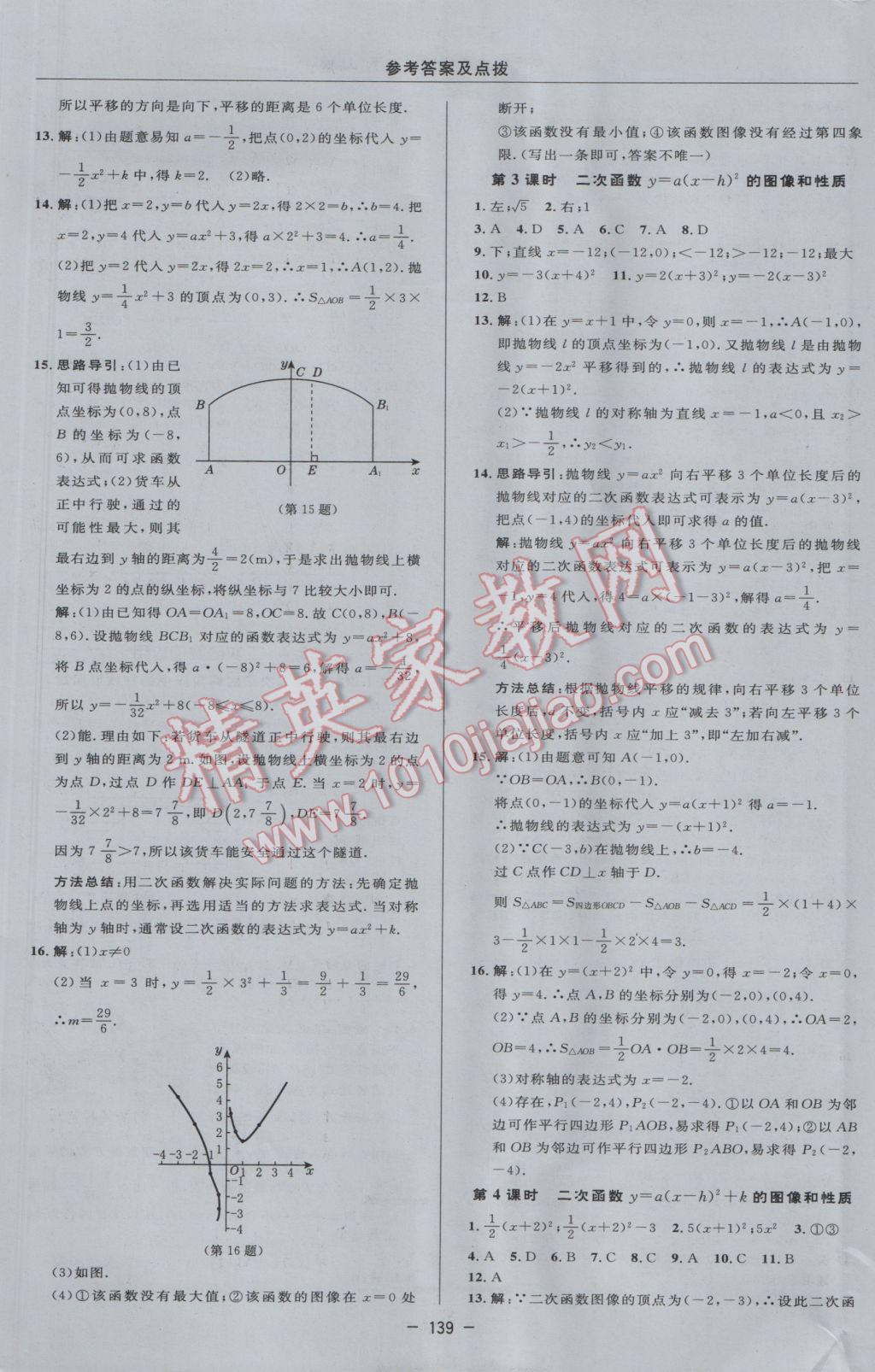 2017年綜合應(yīng)用創(chuàng)新題典中點(diǎn)九年級(jí)數(shù)學(xué)下冊(cè)冀教版 參考答案第21頁(yè)