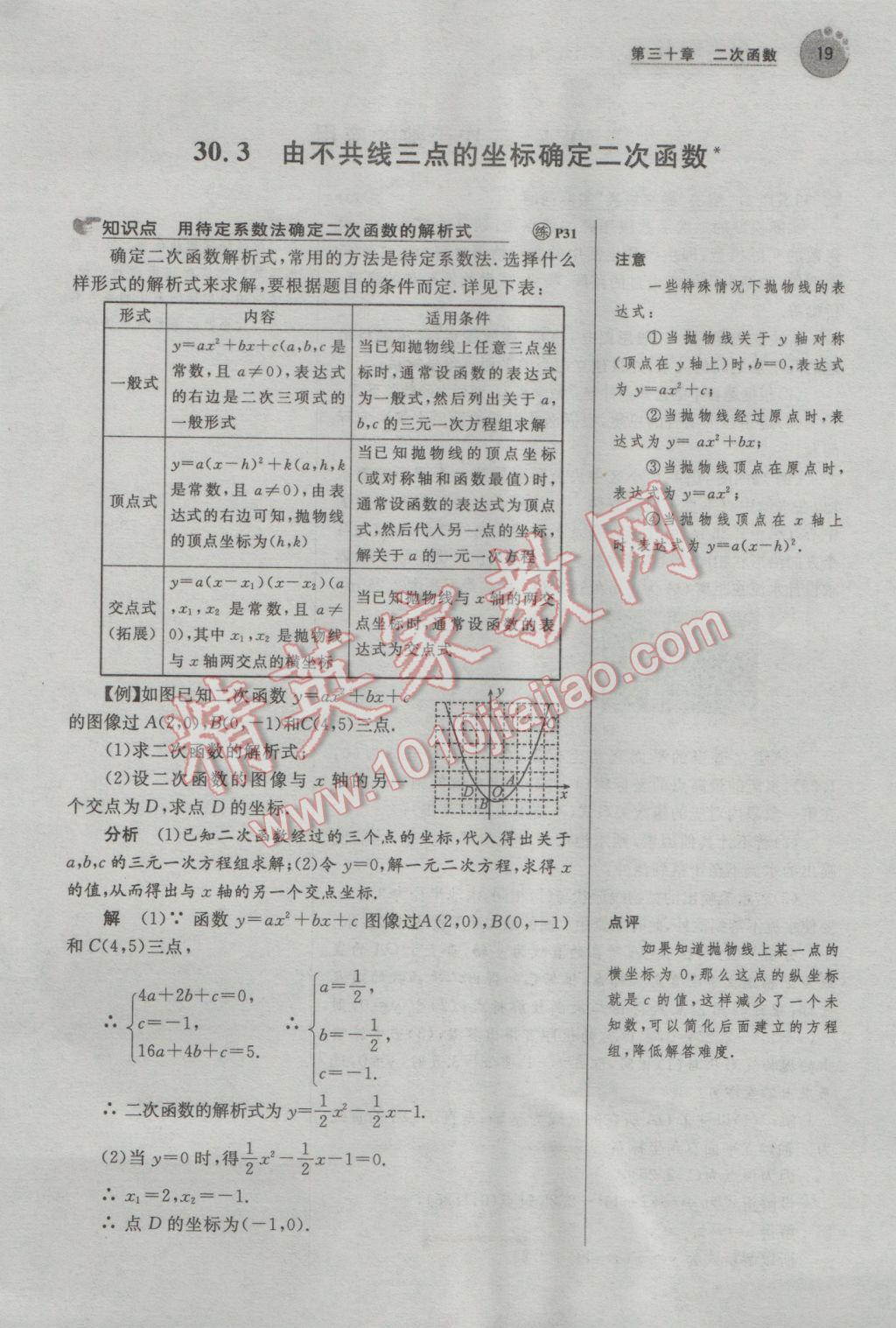 2017年中考考什么九年級(jí)數(shù)學(xué)下冊冀教版 名師精講第19頁