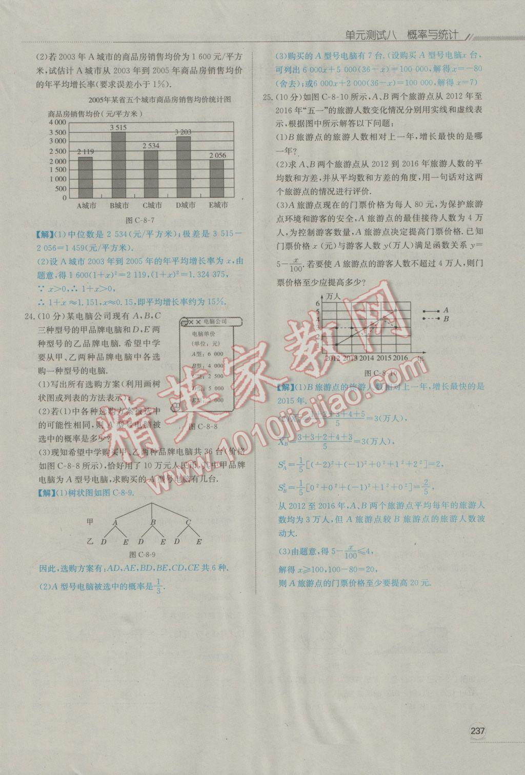 2017年走向中考考場南充中考中考總復(fù)習(xí)數(shù)學(xué)人教版 單元測試卷全真樣卷模擬卷第29頁