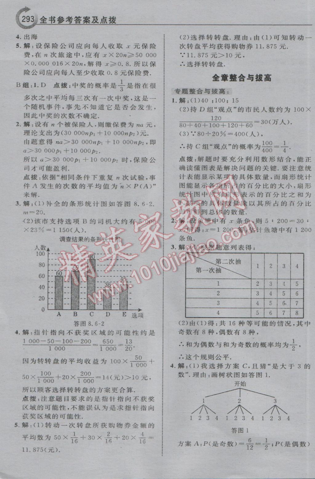 2017年特高級(jí)教師點(diǎn)撥九年級(jí)數(shù)學(xué)下冊(cè)蘇科版 參考答案第79頁(yè)