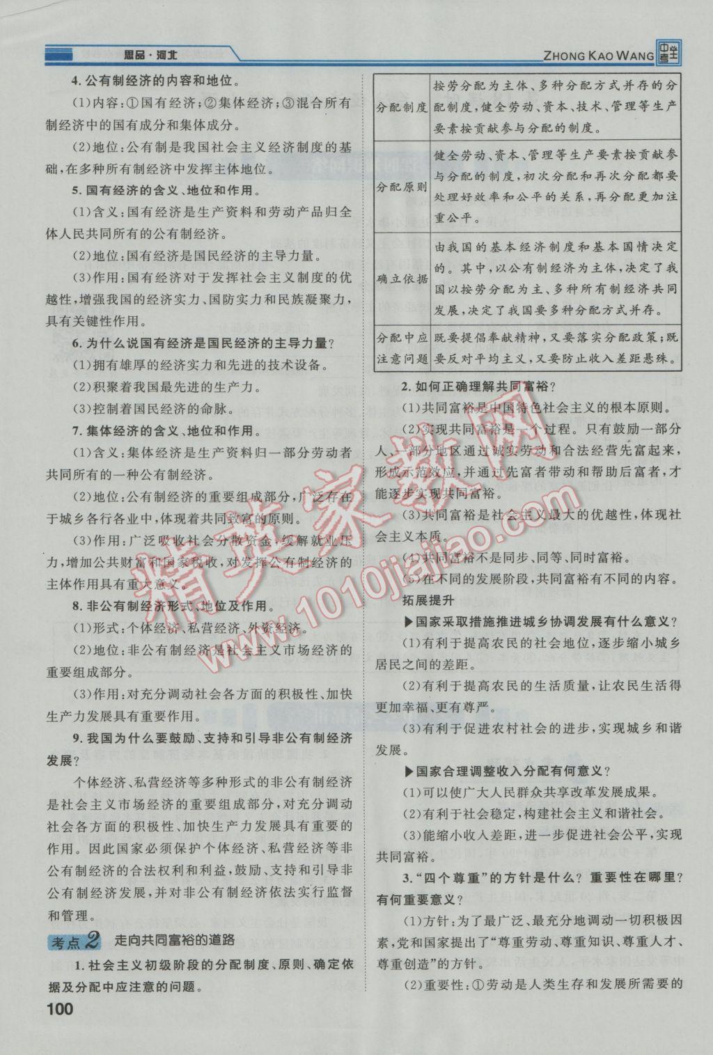 2017年鴻鵠志文化河北中考命題研究中考王思想品德 第一編教材知識梳理九年級第70頁