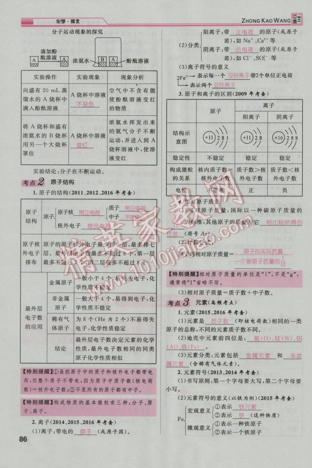 2017年鴻鵠志文化河北中考命題研究中考王化學 第一編教材知識梳理模塊二到模塊五第7頁