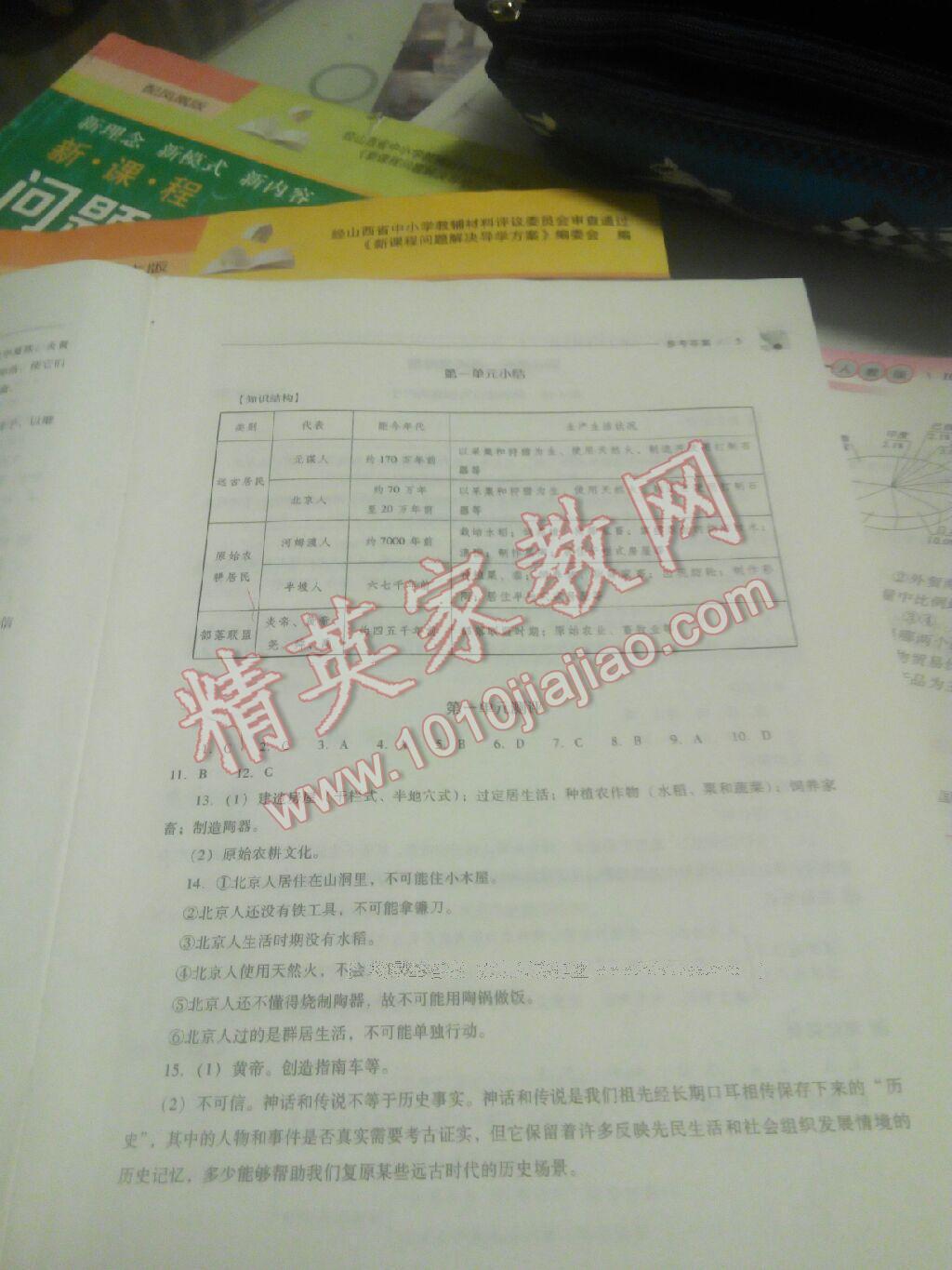 2016年新課程問題解決導(dǎo)學(xué)方案七年級(jí)中國(guó)歷史上冊(cè)華東師大版 第62頁(yè)