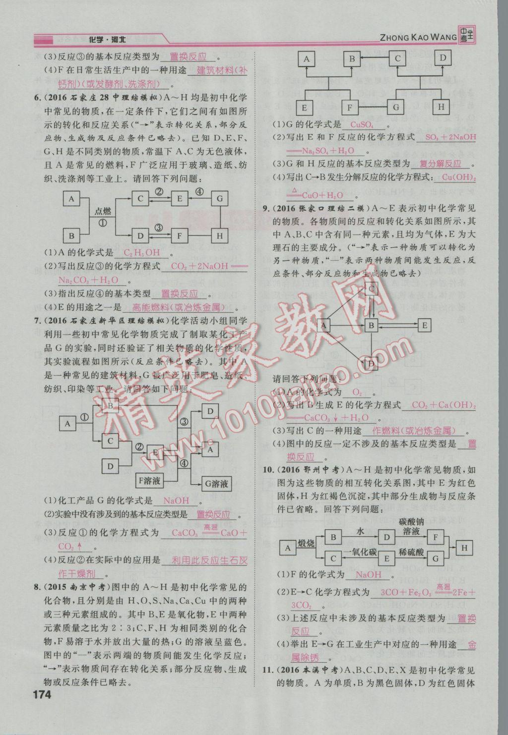 2017年鴻鵠志文化河北中考命題研究中考王化學 第二編重點題型突破篇第212頁