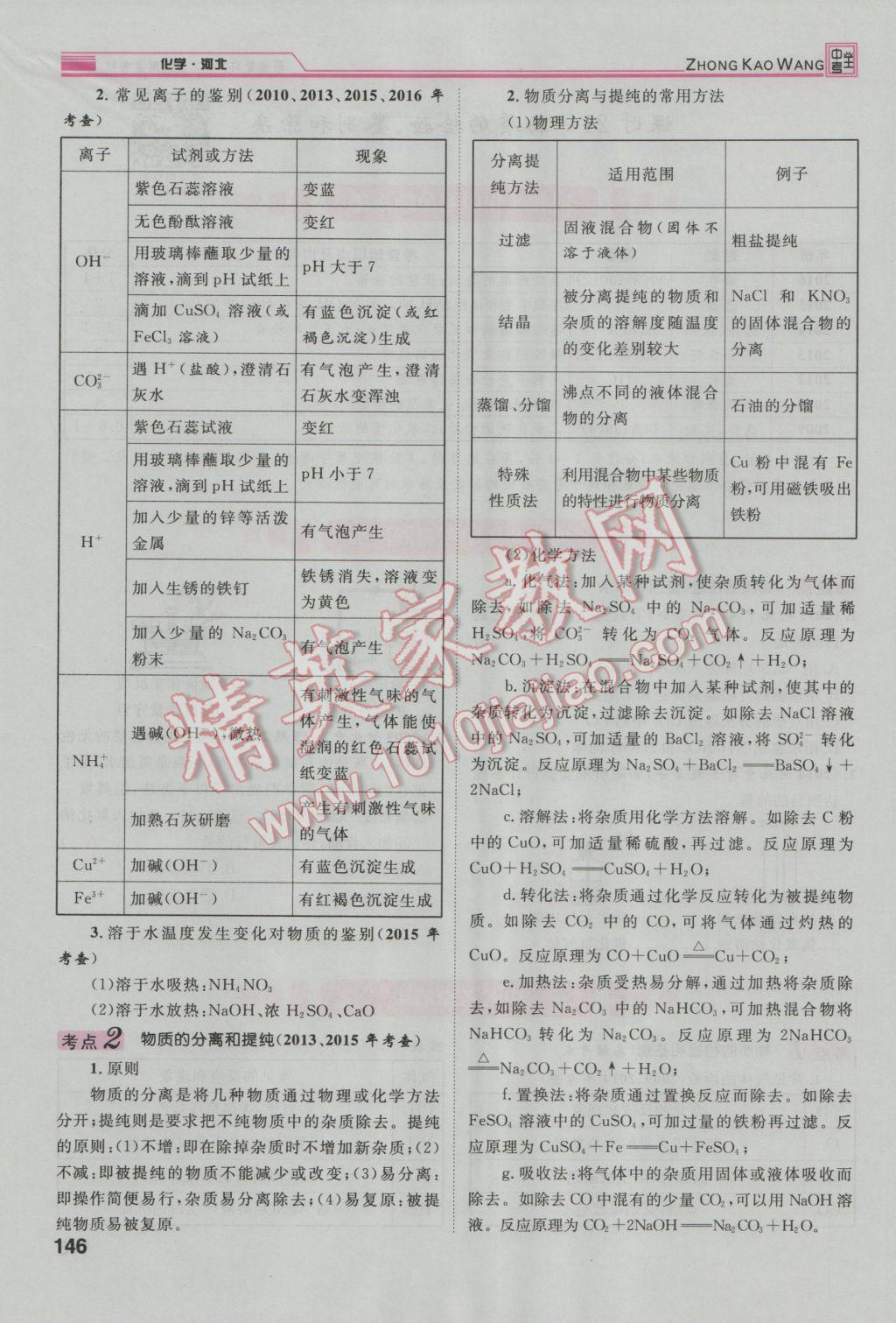 2017年鴻鵠志文化河北中考命題研究中考王化學(xué) 第一編教材知識梳理模塊二到模塊五第67頁