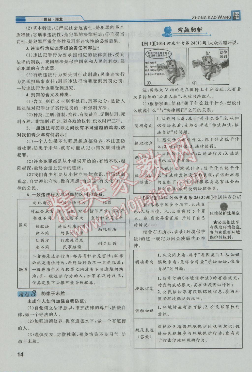 2017年鴻鵠志文化河北中考命題研究中考王思想品德 第一編教材知識(shí)梳理七年級(jí)第16頁(yè)