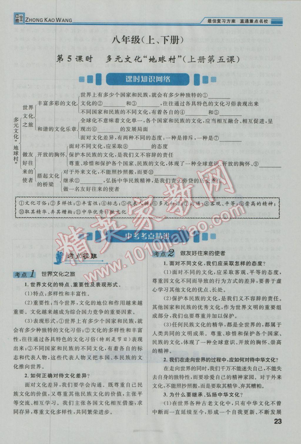 2017年鴻鵠志文化河北中考命題研究中考王思想品德 第一編教材知識梳理八年級第87頁