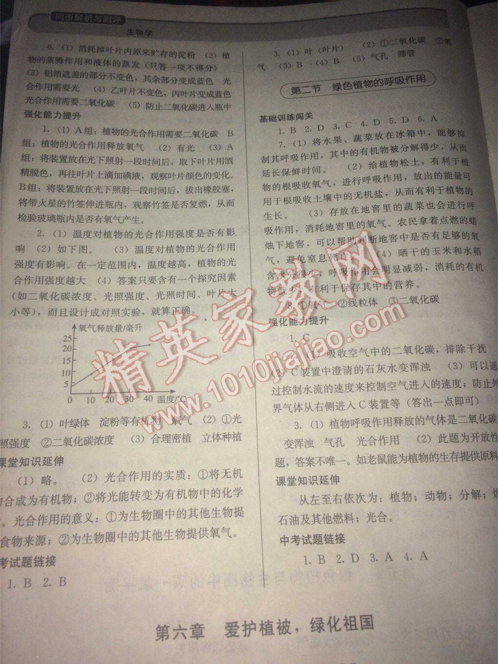 2016年人教金學(xué)典同步解析與測(cè)評(píng)七年級(jí)生物學(xué)上冊(cè)人教版河北專版 第13頁(yè)